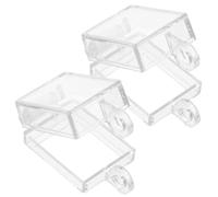 LIFKOME 2 Pièces Housse Protection Étanche pour Interrupteur à Bascule avec Protection Autocollante Double Face Transparente Couvercle Anti-projection pour Boutons de Commande Milieux