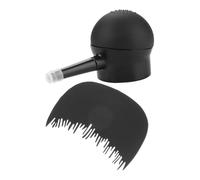 LIFKOME 2 pièces Kit de Applicateurs Spray Fibres Capillaires Noirs et Peigne pour Densifier Cheveux Clairsemés Tenue Longue Durée Coiffure Quotidienne et Événements