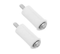 LIFKOME 2 Pièces Kit de Fixation pour Siège de Toilette Boulons Plastique avec Écrous Caoutchouc pour Installation Rapide et Sécurisée pour Cuvettes Wc Standards