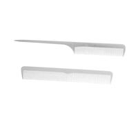 LIFKOME 2 pièces Lot de Peignes Queue Acier Inoxydable pour Coiffure Coupe et Stylisme Cheveux Outils et Durables pour Salon et Usage Domestique