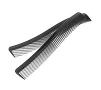 LIFKOME 2 pièces Peigne S Plastique pour Hommes Coiffure Quotidienne Antistatique Accessoire Professionnel pour Barbiers et Usage Domestique Adapté Cheveux Humides et Moustaches