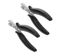 LIFKOME 2 Pièces Pince Extensions Cheveux Nano et Micro Anneaux Outil Démontage et Pose Précis avec Manche Chrome Antidérapant Pince Professionnelle Polyvalente pour Salon et Usage