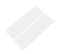 LIFKOME 2 pièces Planche de Mise Valeur Transparente pour Coloration Cheveux Palette Coiffure sans Dents Outil pour Salon et Barbershop Protection Chevelu Précision Balayage