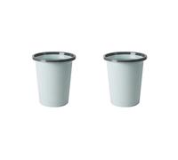 LIFKOME 2 Pièces Poubelle en Plastique avec Anneau de Pression, Ouverte | PP , Usage Quotidien, Retient le Paquet, Salon et Salle de Bain