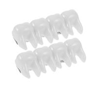 LIFKOME 2 pièces Set de Pinces à Cheveux Halloween Dent de Fée Miniature Plastique et Métal Accessoires Déguisement Clips Ludiques pour Fête pour Filles et Femmes