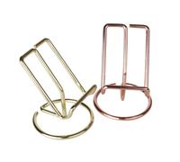 LIFKOME 2 Pièces Support de Bureau pour Tablette et Téléphone Portable en Métal Léger, Couleur Or, Conçu pour Jouer aux Jeux et Utilisation Les Mains