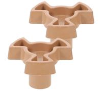 LIFKOME 2 pièces Support de Plateau Micro Ondes Arbre de Coupleur Rotatif de Four Micro Ondes de Rechange pour Rotation Stable et Installation Facile