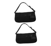 LIFKOME 2 pièces Tablier Coiffeur Professionnel Ceinture Ajustable Résistant et Confortable Rangement Outils pour Salon de Beauté Barbier et Maquilleurs
