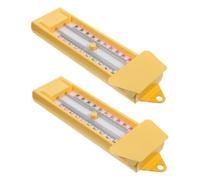 LIFKOME 2 Pièces Thermomètre Intérieur pour Thermomètre Résistant à Haute Température Jauge Précise pour Culture et Élevage Installation Flexible pour Conditions