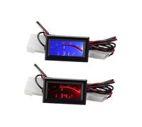 LIFKOME 2 Pièces Thermomètre Numérique Encastré pour Cuisine Affichage LCD Clair Précision Élevée pour Réfrigérateur et Boîte Chauffante