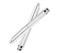 LIFKOME 2 Pièces Tige à Ressort pour Noyau de Carton Extenseur du Support de Papier Toilette pièces à Rouleaux en Papier Silver