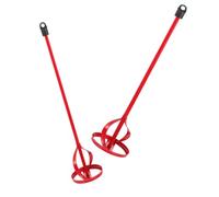 LIFKOME 2 Pièces Tige de pour Perceuse Robuste Mélangeur Portable Peinture et Enduit pour Ciment Malaxeur Facile à Utiliser et Compatible avec Perceuse Électrique