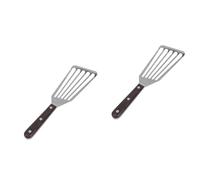 LIFKOME 2 Pièces Tourneur D'Œufs De Steak Tourneur À Tourneur En Acier Inoxydable Spatule À Filet De Poisson Spatule À Œufs Spatule À Frire Spatule À Spatule À Crêpes Spatule