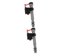 LIFKOME 2 Pièces Vanne de Remplissage de Toilette avec Flotteur Kit de Remplacement pour Réservoirs de Toilette Accessoire Pratique et Économiseur Eau