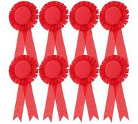 LIFKOME 20 Badges Vierges Soi-même Épingle, en Tôle Rouge, Petit Format, pour Décoration de Bureaux et Événements, Lot de 20 Pièces
