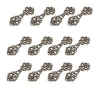 LIFKOME 20 paires Boutons Métal pour Vêtements Traditionnels Fermoirs Style Chinois Vintage de Fermetures pour Robes Chinoises Hanfu Cheongsam Accessoires Couture Robustes et Élégants