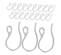LIFKOME 20 Pièces accessoires de boucle d'oreille crochets de boucles d'oreilles pour bijoux matériau de crochet d'oreille matériel de boucle d'oreille Acier inoxydable