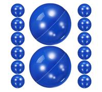 LIFKOME 20 Pièces Boules de Tirage en Plastique Bleu pour Tombola