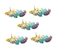 LIFKOME 20 pièces Bouquet de Marguerites Artificielles Miniatures Décoration DIY pour Maison Poupée Fleurs Faux Coloris Aléatoire Couleur Aléatoire Couleur Aléatoire