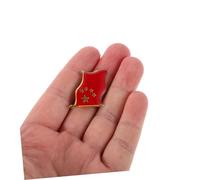 LIFKOME 20 pièces Broche Drapeau Chinois Étoile à Branches Insignes Patriotiques pour Costumes Hommes Badge Identité Nationale Accessoires pour Célébrations National