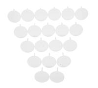 LIFKOME 20 Pièces Cache-prises Garçon Fille Sécurité Électrique Uk Protection Garçon Fille pour Prise Murale Ronde Blanche Épaisse Adaptées Aux Prises Britanniques Prévention Choc et
