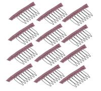 LIFKOME 20 pièces Lot de Clips Extension Cheveux Dents Métal pour Perruques et Bonnets Maintien Solide et Invisible Compatible Universellement Fixation Facile et Naturelle