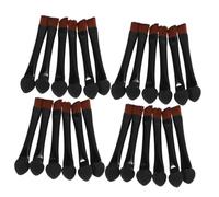 LIFKOME 20 Pièces Pinceau De Maquillage Incliné Pinceaux à Sourcils Biseautés Pinceaux à Paupières Pour Les Yeux Brosse à Sourcils Inclinée Pinceau Fard à Paupières Biseauté Éponge