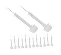 LIFKOME 20 pièces Pinceaux de Remplacement pour Vernis à Ongles Brosses Ergonomiques pour Application Précise et Uniforme Outils Manucure Multifonctions pour Nail Art