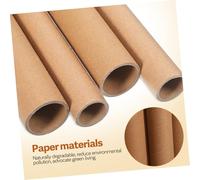LIFKOME 20 pièces Tubes Ronds Papier Kraft Tubes Carton Empilables pour Affiches Expédition et Rangement Maison Bureau