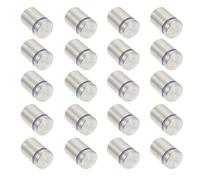 LIFKOME 20 pièces Vis à Entretoise Acier Inoxydable pour Publicité Support Mural Stable et Fixation Murale pour Panneaux Verre et Installation Facile pour Bureaux et Commerces