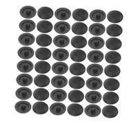 LIFKOME 200 pièces Cache Vis Cruciformes Noirs Plastique Étanches Lot de Bouchons Décoratifs pour Protection Têtes de Vis à Installation Facile sans Outils Usage Maison et Bureau