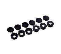 LIFKOME 200 pièces Cache Vis de Protection Plastique Noir Bouchons Décoratifs Étanches pour Vis de et Voiture Protection Corrosion