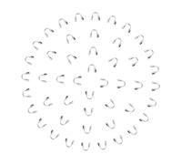 LIFKOME 200 Pièces Wire Guardian Metal Thread Protector U Shape Jewelry Accessories For Necklaces Bracelets Diy Craft Durable And Elegant Finish