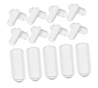 LIFKOME 200pcs Embouts de Bandeau en Caoutchouc Transparent pour Diy, Protection Sécurisée et Ajustement Sûr, pour Projets de Fabrication de Bandeaux pour Garçon et Filles