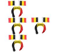 LIFKOME 200pièces Bandeaux Gonflables Thème Football Accessoires De Fête Avec Design De Drapeau Pour Événements Sportifs Et Décorations De Soirées