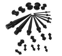LIFKOME 23Pièces Lot De Écarteurs Oreilles Accessoires De Piercing Coniques Pour Étirement Kit Extension Pour Tunnels Et Boucles Oreilles