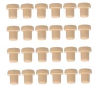 LIFKOME 24 pièces Bouchons Liège Vin Bouchons de Bouteille Réutilisables Haute Polymère Scellants pour Bouteilles de Étanches et