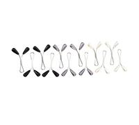 LIFKOME 24 Pièces clip perle foulard épingles à cheveux perlé mariage perle hijab fixation hairpin barrette hair pin hair bow pearl brooch broches écharpe clip en U perle aiguille en acier