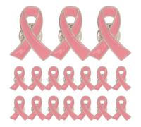 LIFKOME 24pièces Épinglette Rose Cancer Sein Broche Ruban pour Femme Événements Caritatifs et Décoration Lot de Pins de Sensibilisation