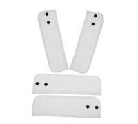 LIFKOME 2paires Menottes Amovibles Dentelle Pour Femmes Poignets Blancs Boutonnés Col Et Poignets Pour Robe Chemisier Manteau