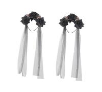 LIFKOME 2pièces Bandeau Halloween Forme De Crâne Et Accessoires De Fête Pour Garçon Fille Décoration Pour Costume Et Photos