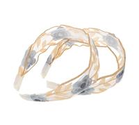 LIFKOME 2pièces Bandeaux Floraux Brodés Pour Femmes Accessoires De Spa Soins Peau Pour Lavage Du Visage Et Enseignantes Style Et Champêtre