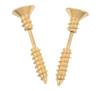 LIFKOME 2pièces Boucles Oreilles Acier Inoxydable à Vis Pendentifs Spirale pour Piercing Hélix Clips Oreille sans Irritation Adaptés Hommes Femmes