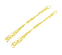 LIFKOME 2pièces Suspendus Maille pour Fruits Et Légumes Oignons Ail Et Gingembre Réutilisables Et Respirants