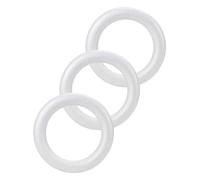 LIFKOME 3 pièces Anneaux Ronds Mousse pour Couronnes DIY Cercles Polystyrène Décorations Polyvalentes pour Mariage et Bricolage Anneaux Mousse pour Arrangement Floral et de Noël