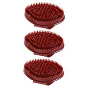 LIFKOME 3 pièces Brosse de Bain Multifonction pour Lavage Cheveux et Massage Chevelu Exfoliation Douce et Circulation Sanguine Adaptée et Adulte