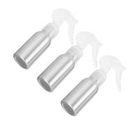 LIFKOME 3 pièces Flacon Spray Vide Aluminium Bouteille Rechargeable et Écologique Pulvérisateur Manuel Facile à Utiliser pour Maison Bureau et Voyage