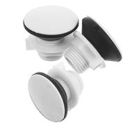 LIFKOME 3 Pièces Kit de Boulons pour Fixation Réservoir Wc Visserie avec Écrous et Rondelles de Remplacement pour Joint de Cuvette Réparation Facile pour Toilettes Domestiques et