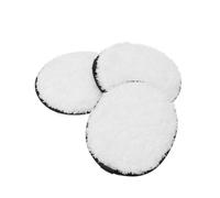 LIFKOME 3 pièces Lot de Disques Démaquillants Microfibres Lavables et Réutilisables pour Visage Nettoyage Naturel Doux Serviettes Blanches pour Types de Peau