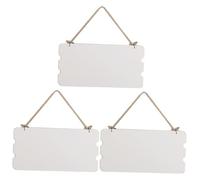 LIFKOME 3 Pièces Lot de Plaques Non à Suspendre Panneaux à Peindre pour Décoration Diy Supports Muraux pour Artisanat et Décorations de Noël